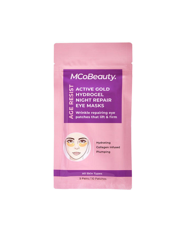 Active Gold Hydrogel Night Repair Eye Mask 10 pack