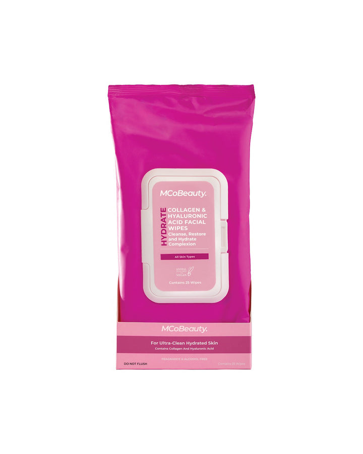 Collagen & Hyaluronic Acid Facial Wipes