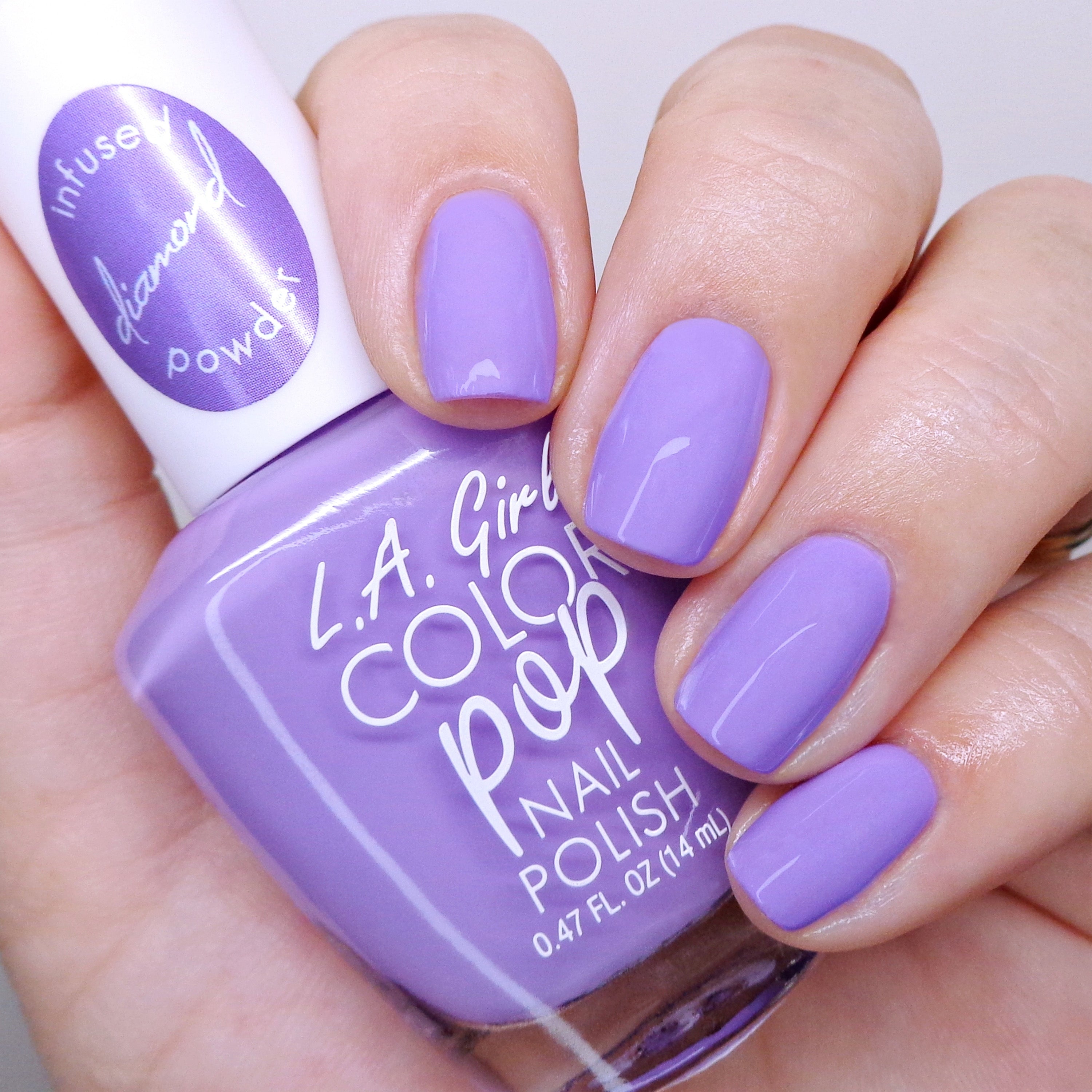 Color Pop Nail Polish with Diamond Powder