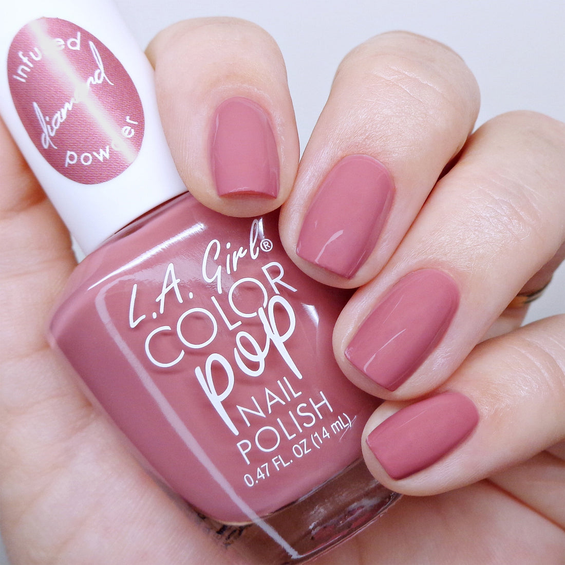 Color Pop Nail Polish with Diamond Powder
