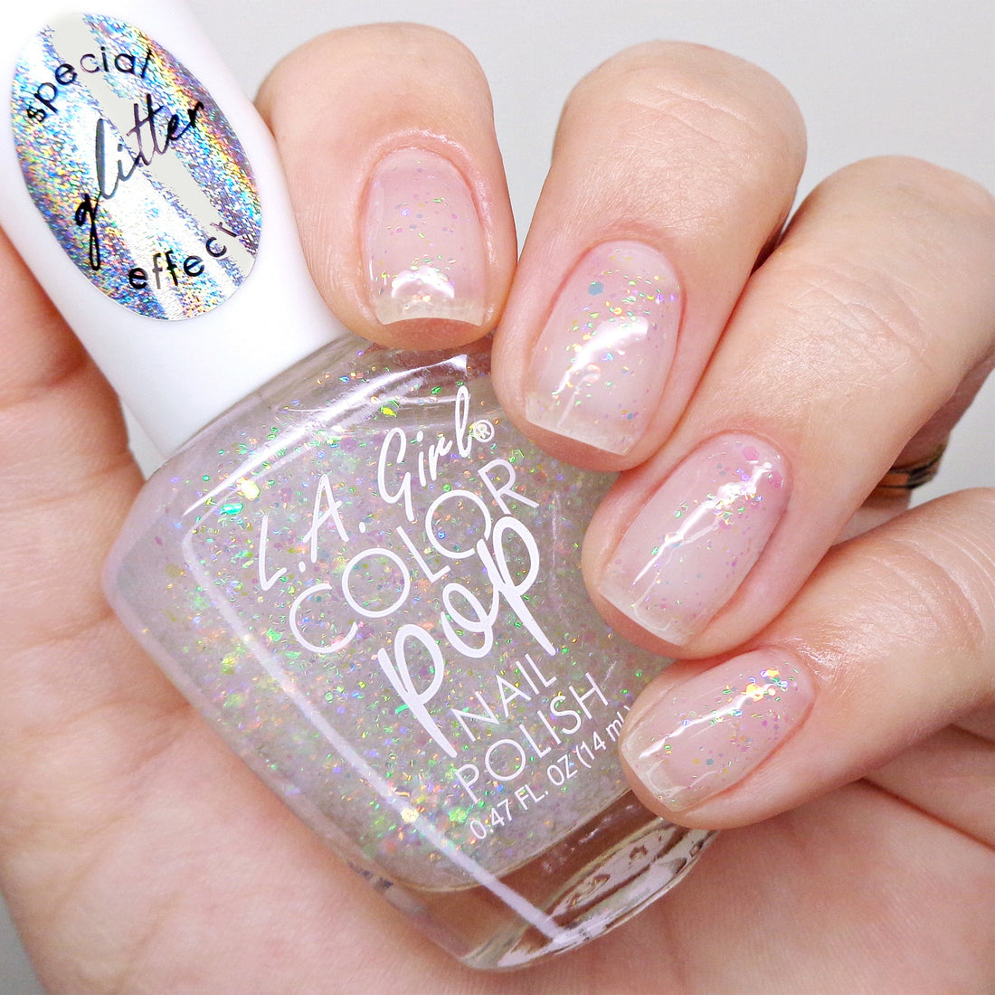 Color Pop Nail Polish with Diamond Powder
