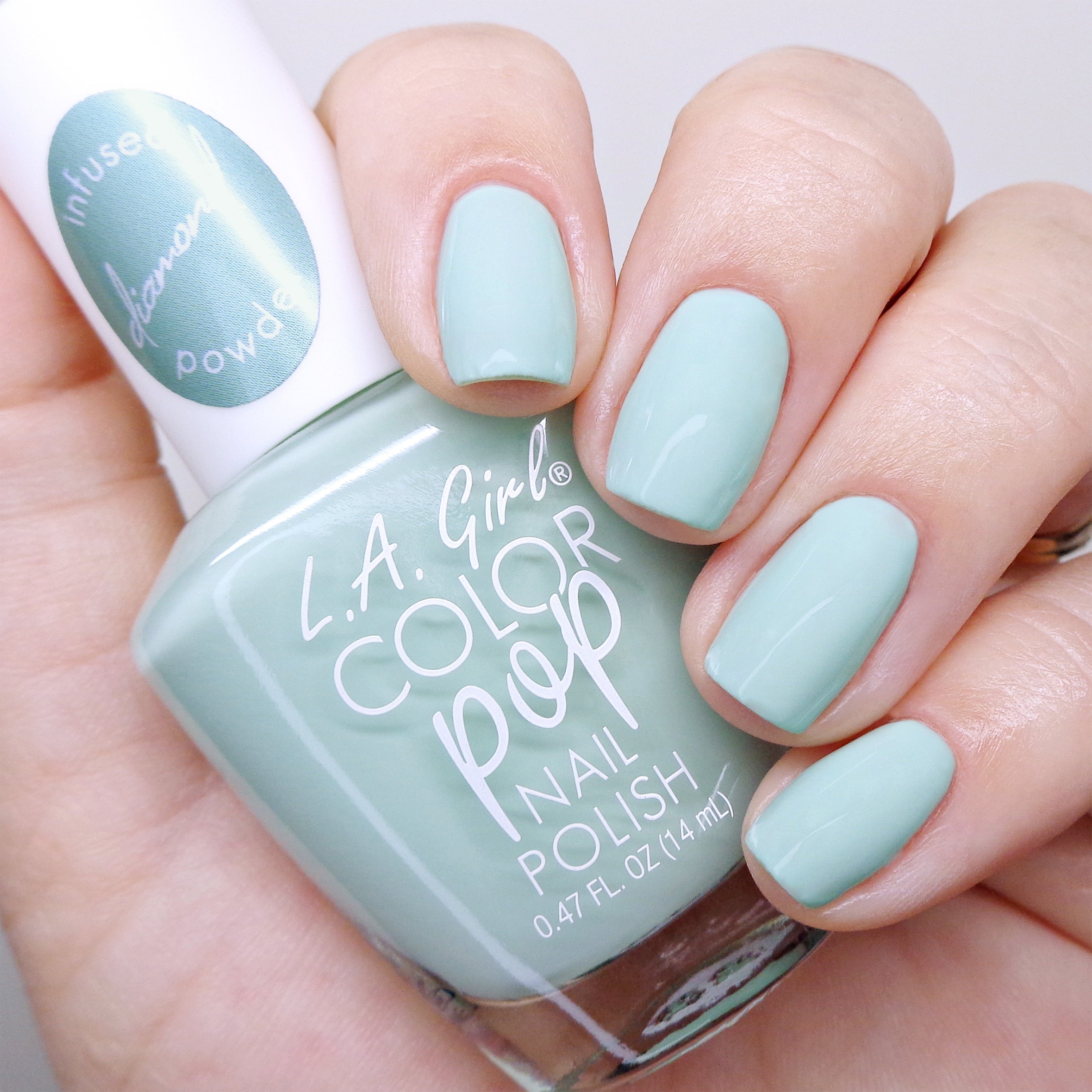 Color Pop Nail Polish with Diamond Powder