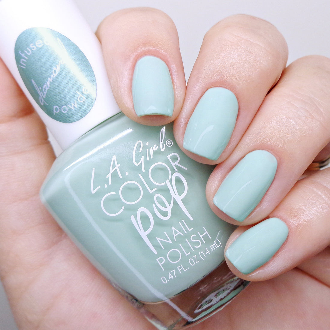 Color Pop Nail Polish with Diamond Powder
