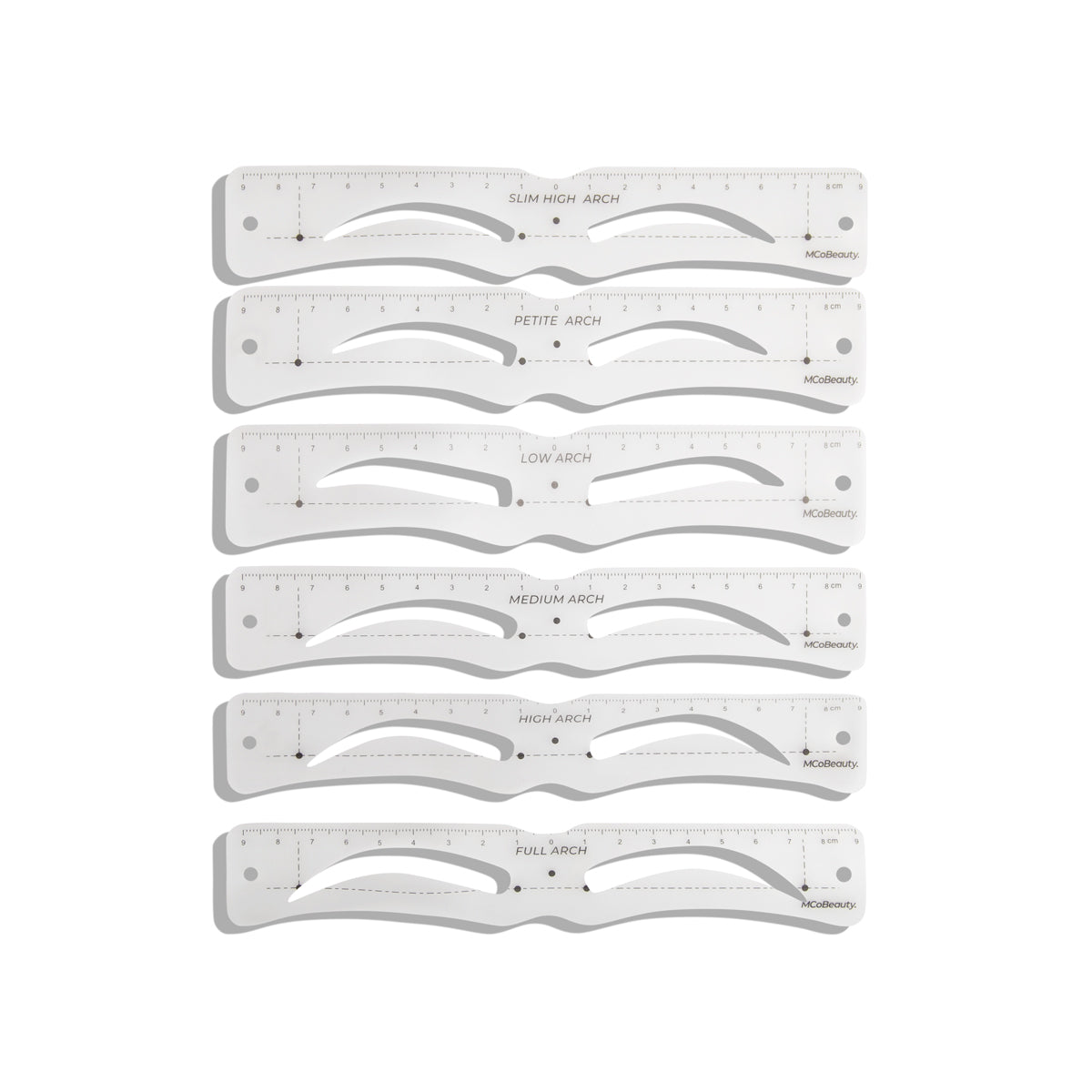 Reusable Brow Stencils 6 Pack