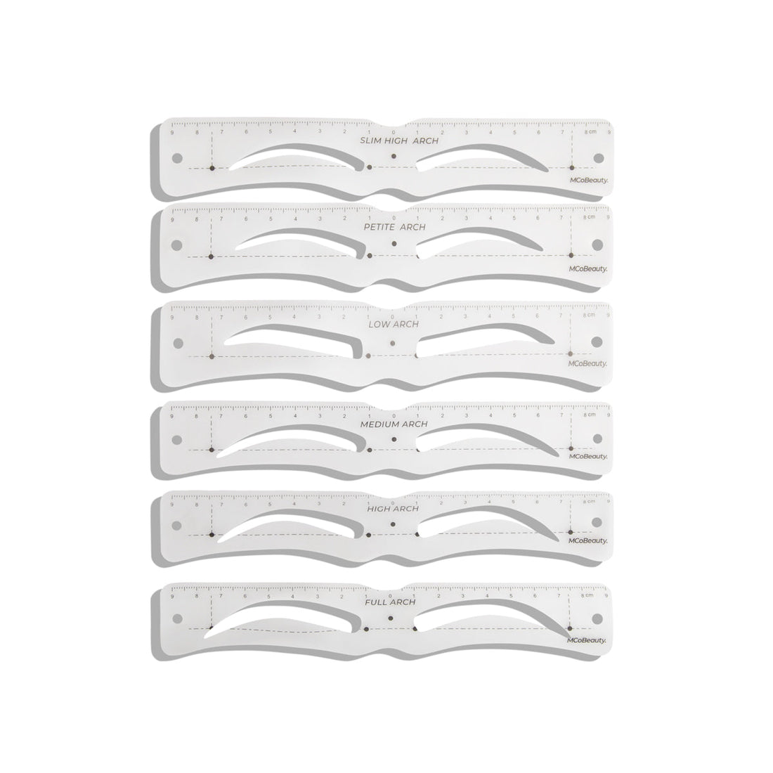 Reusable Brow Stencils 6 Pack