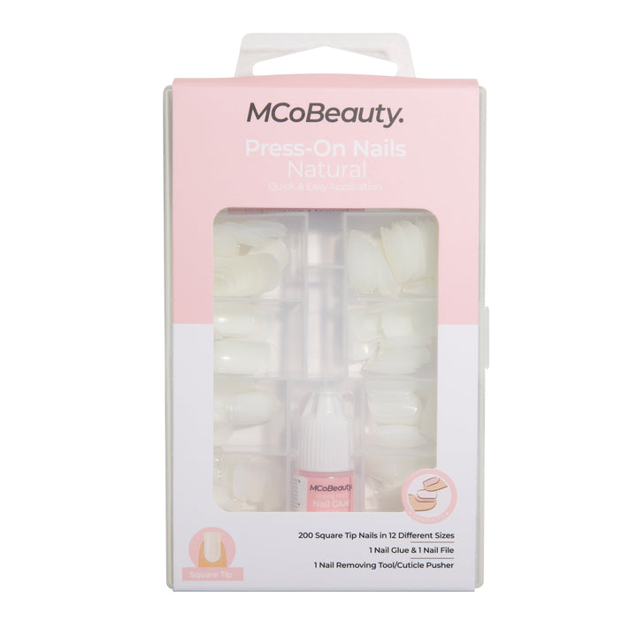 Press-On Nails Natural - Square Tip