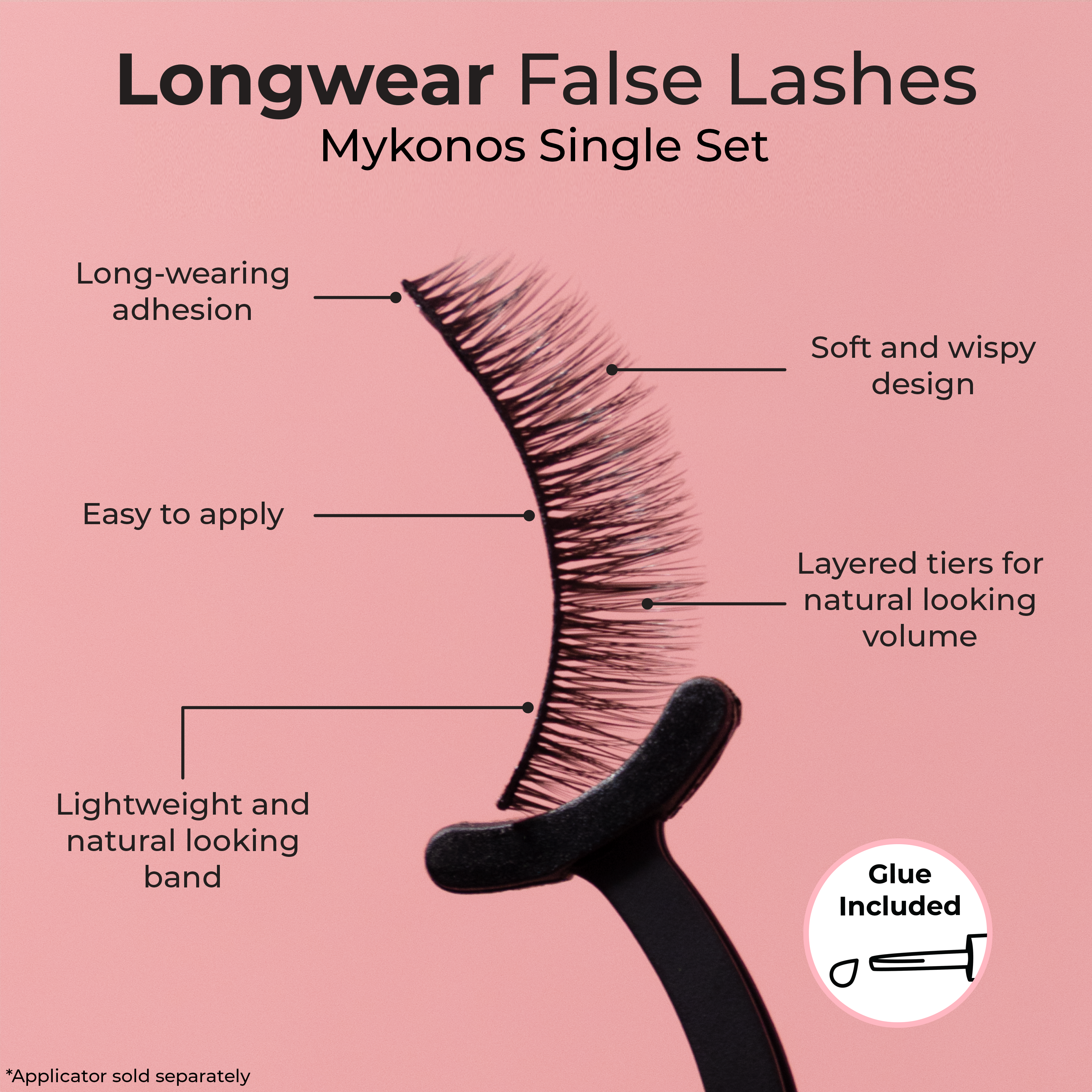 Longwear False Lashes - Mykonos