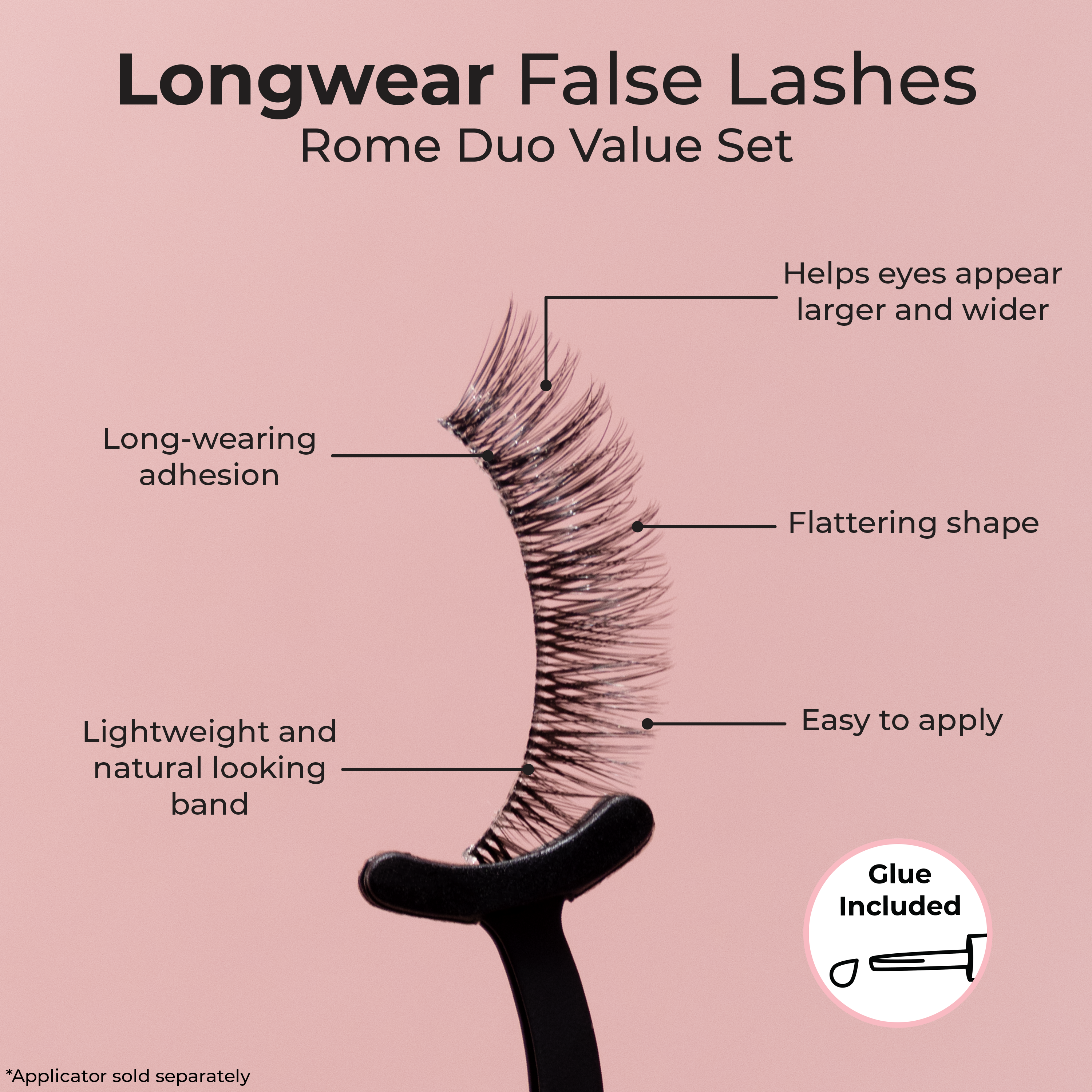 Longwear False Lashes - Rome Duo Value Set
