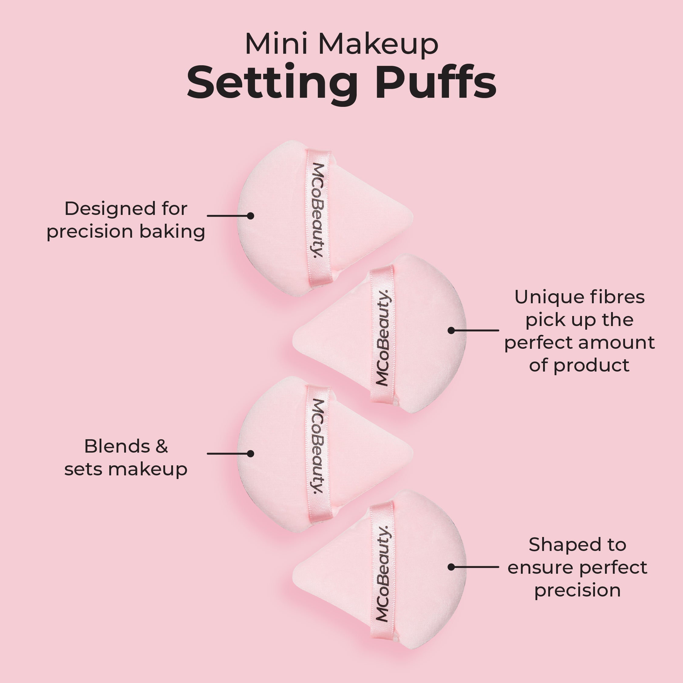 Makeup Setting Puffs 4 Pack