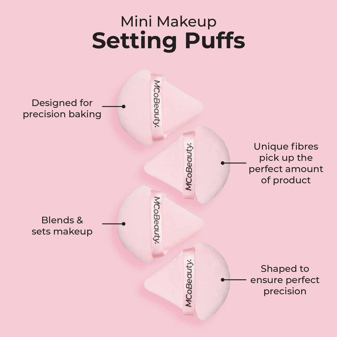 Makeup Setting Puffs 4 Pack