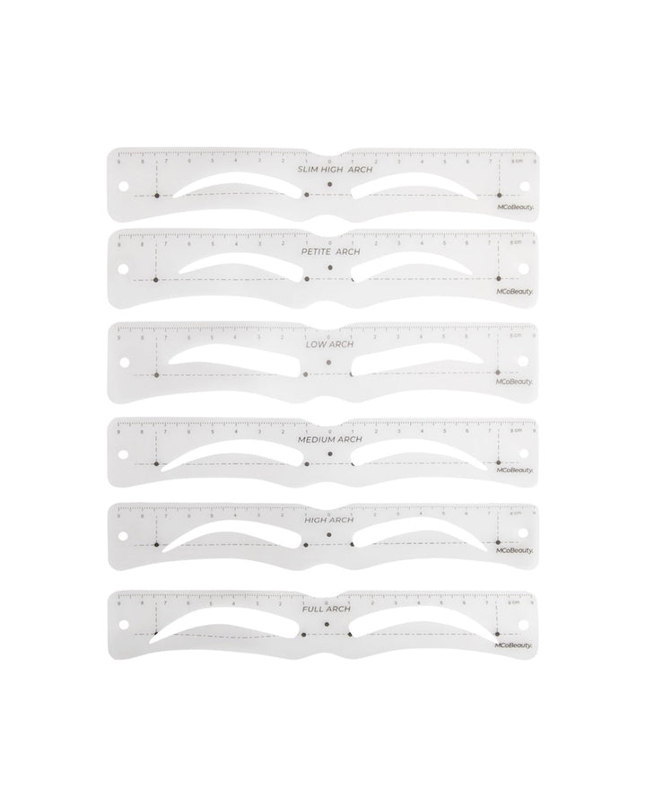 Reusable Brow Stencils 6 Pack